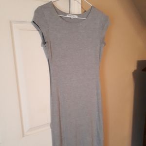 🌼2/20 VELVET TORCH Grey Body-con T Shirt Dress